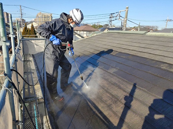 能見台　外壁・屋根塗装工事① (1)