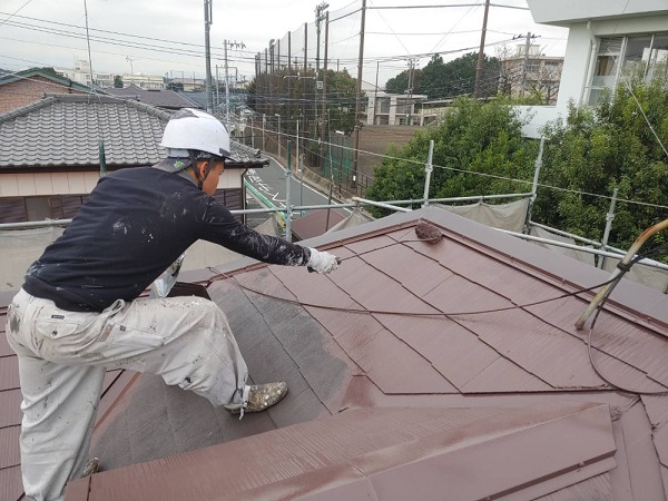 戸塚区　アパート　外壁・屋根塗装④ (2)
