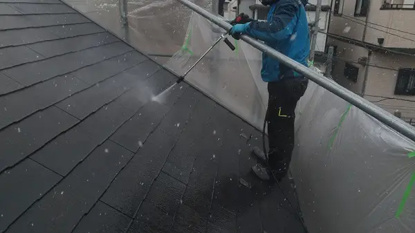 横浜市磯子区　外壁・屋根塗装工事① (2)