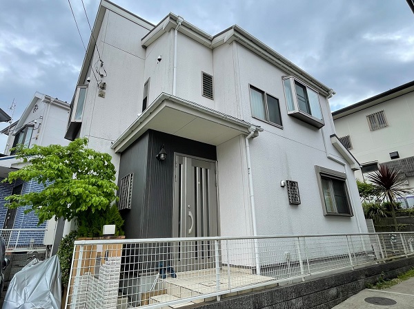 【施工中】神奈川県藤沢市・T様邸　外壁塗装・屋根塗装 (1)