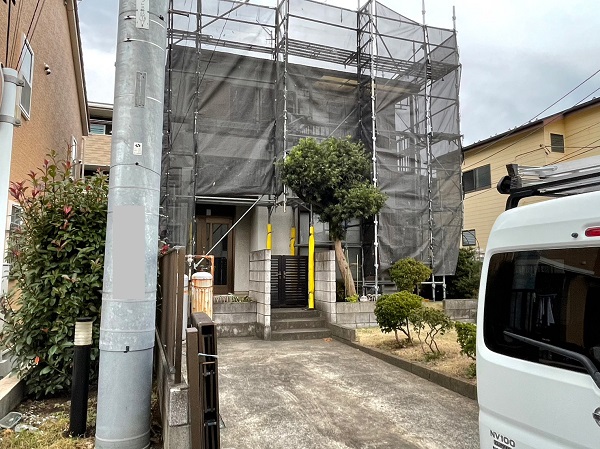 【施工中】神奈川県藤沢市・S様邸　屋根塗装・外壁塗装0715 (1)