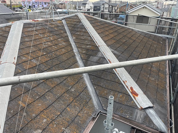 【施工中】神奈川県藤沢市・S様邸　屋根塗装・外壁塗装0715 (2)