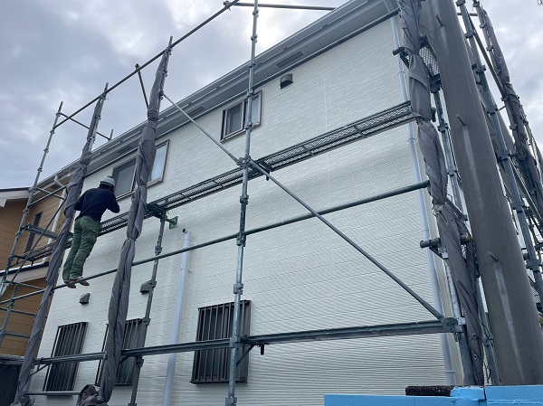 【施工中】神奈川県藤沢市・H様邸　外壁塗装・屋根塗装0717-2