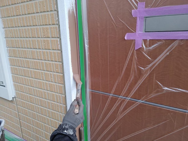 【施工中】神奈川県藤沢市・アパート　外壁塗装0923 (2)
