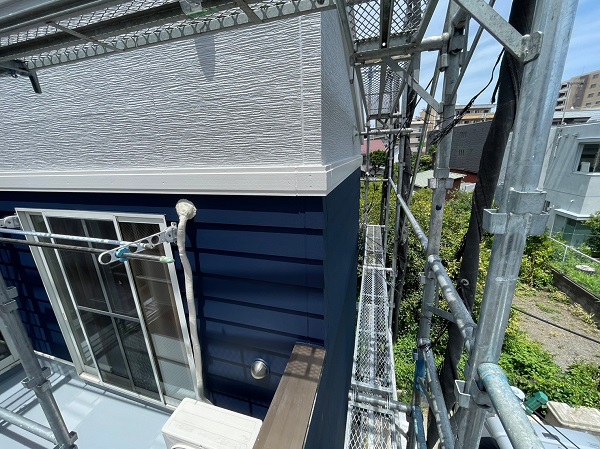 【施工中】神奈川県藤沢市・Y様邸　外壁塗装・屋根塗装 (1)