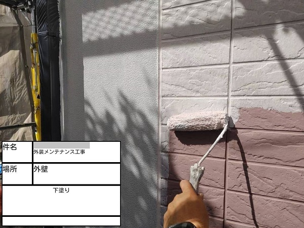 【施工中】神奈川県藤沢市・アパート　屋根塗装・外壁塗装・長尺シート張り0401 (1)
