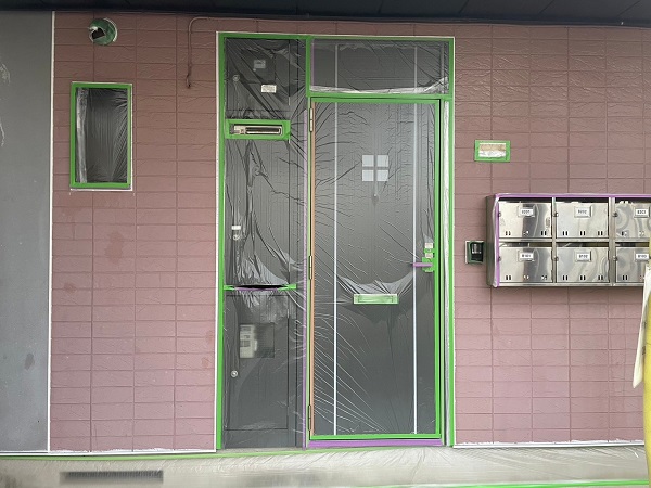 【施工中】神奈川県藤沢市・アパート　屋根塗装・外壁塗装・長尺シート張り0326 (5)