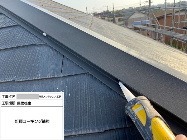 【施工中】神奈川県藤沢市・アパート　屋根塗装・外壁塗装・長尺シート張り0326 (4)