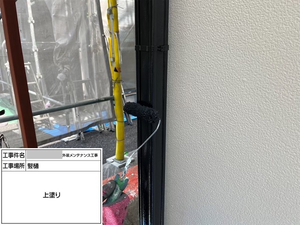 【施工中】神奈川県藤沢市・アパート　屋根塗装・外壁塗装・長尺シート張り0404 (4)
