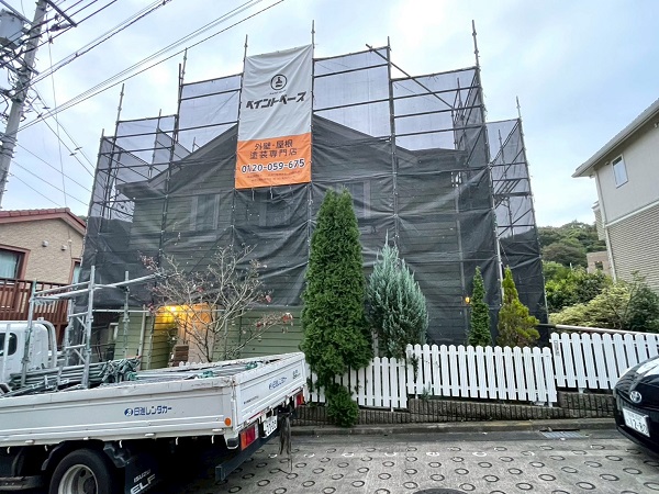 神奈川県鎌倉市　足場