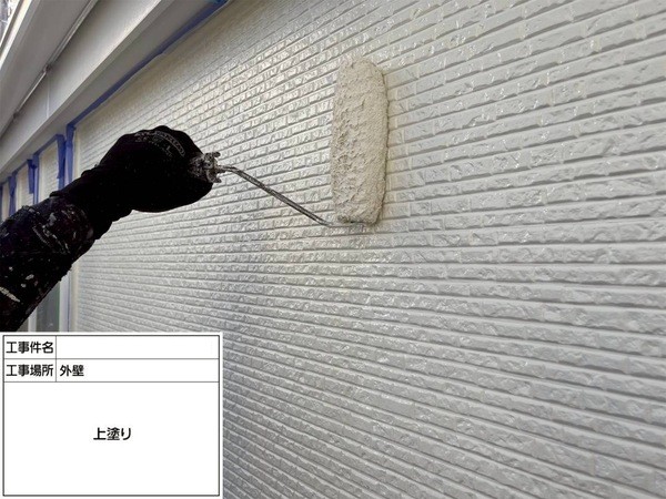 鎌倉市N様邸_外壁上塗り
