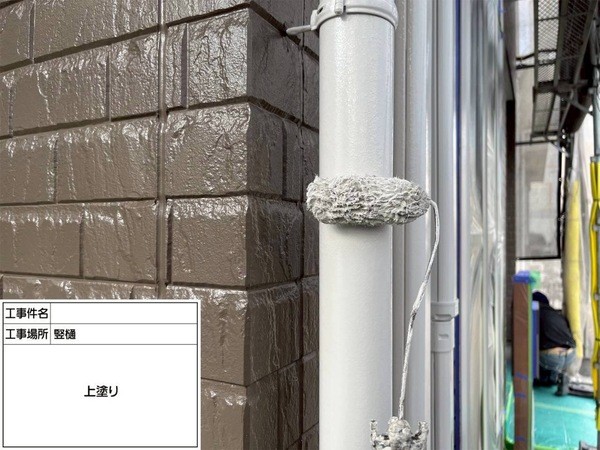 鎌倉市N様邸_雨樋上塗り
